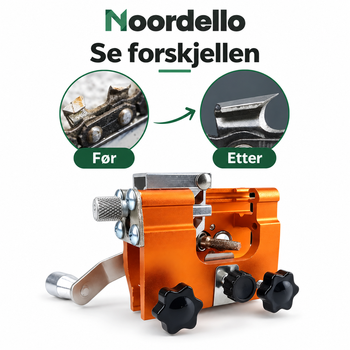 Noordello - SharpMax Kjedesliper for motorsag