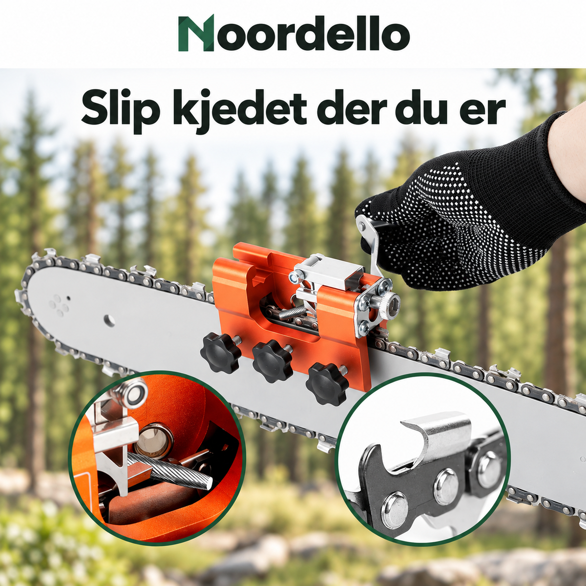 Noordello - SharpMax Kjedesliper for motorsag